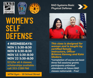 Women's Self-Defense November 2023